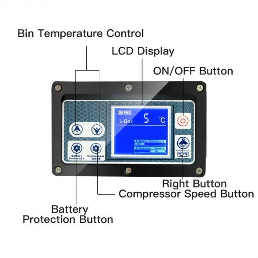 100-Quart Portable Camping Electric Car Cooler