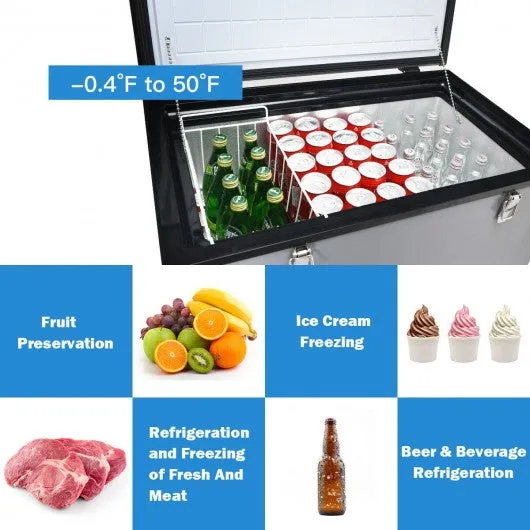100-Quart Portable Camping Electric Car Cooler
