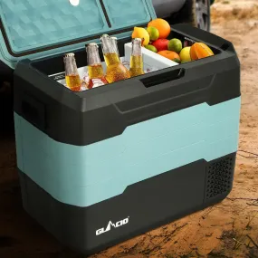 50L Portable Fridge Freezer w/ LCD & USB Port | Glacio