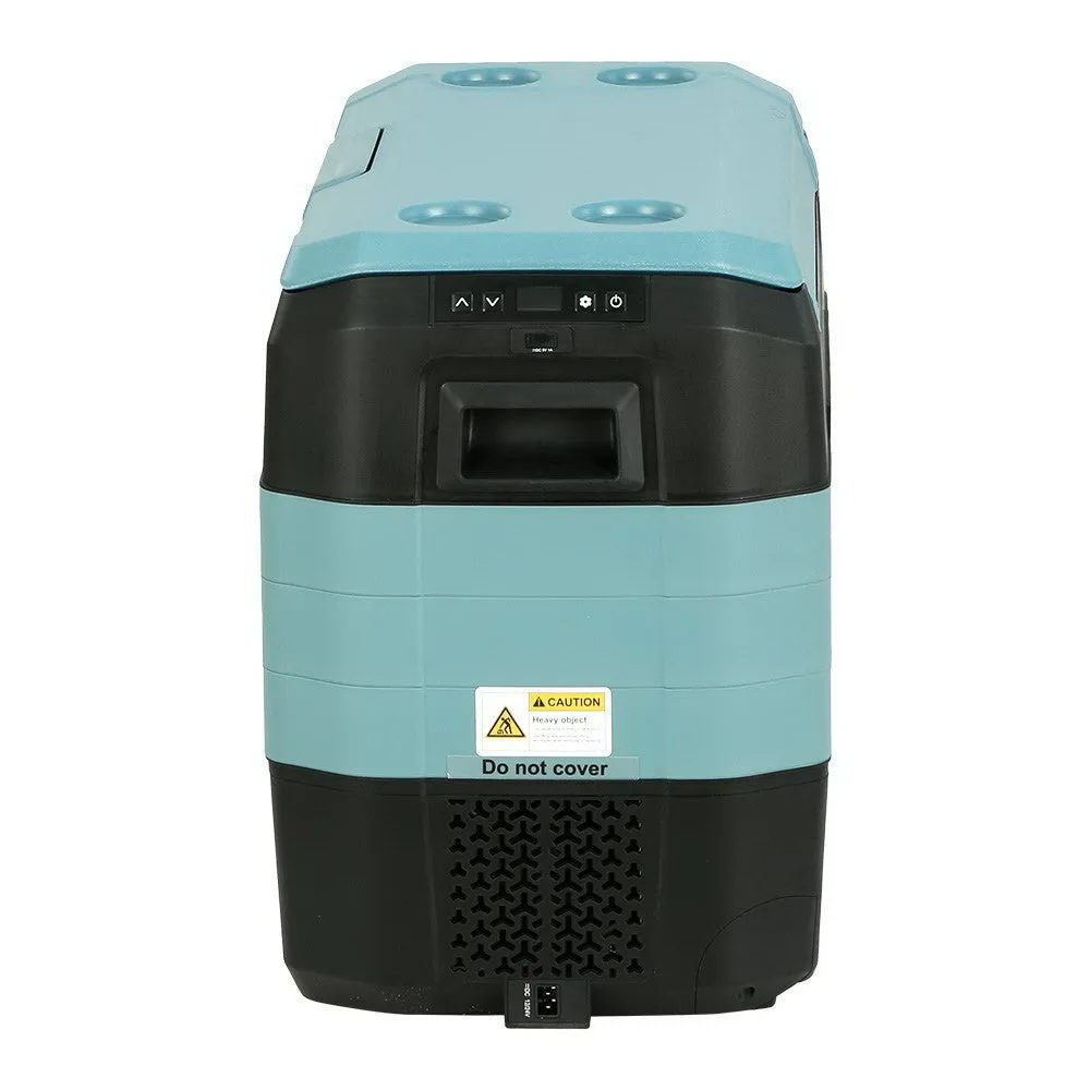 50L Portable Fridge Freezer w/ LCD & USB Port | Glacio
