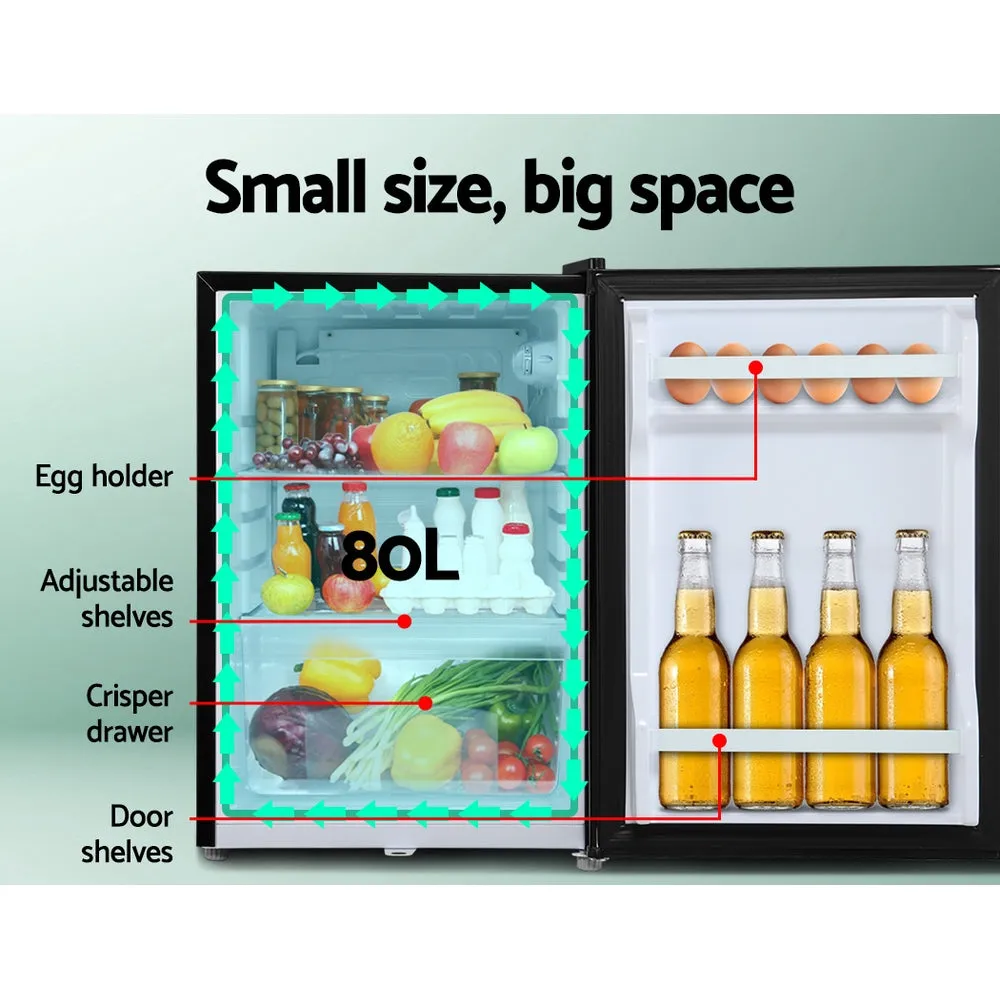80L Portable Fridge Freezer, Adjustable Temp, 12V/24V/240V Glacio