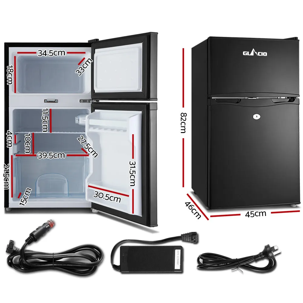 90L Portable Fridge Freezer, Low Power 12V/24V/240V - Glacio