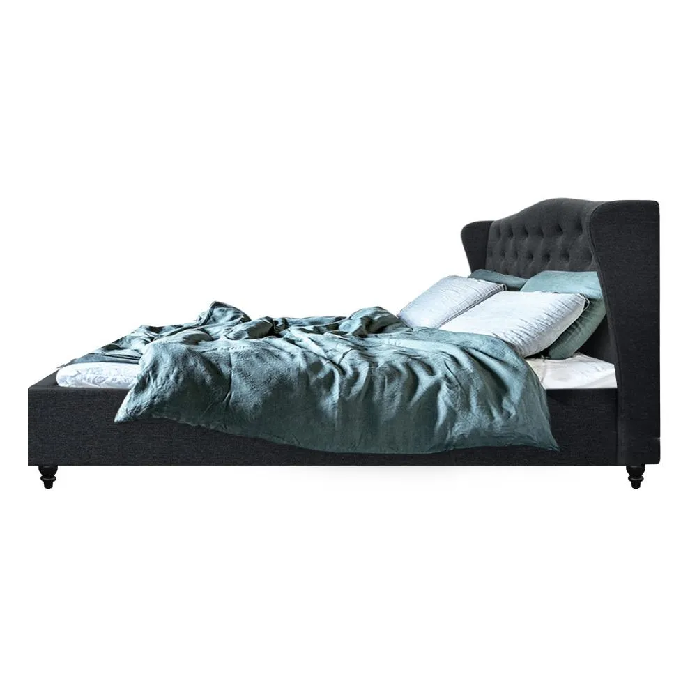 Altona Queen Bed Frame Charcoal