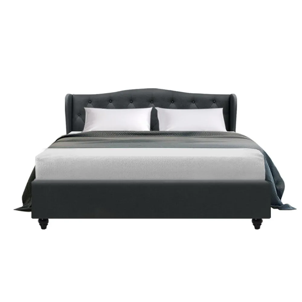 Altona Queen Bed Frame Charcoal
