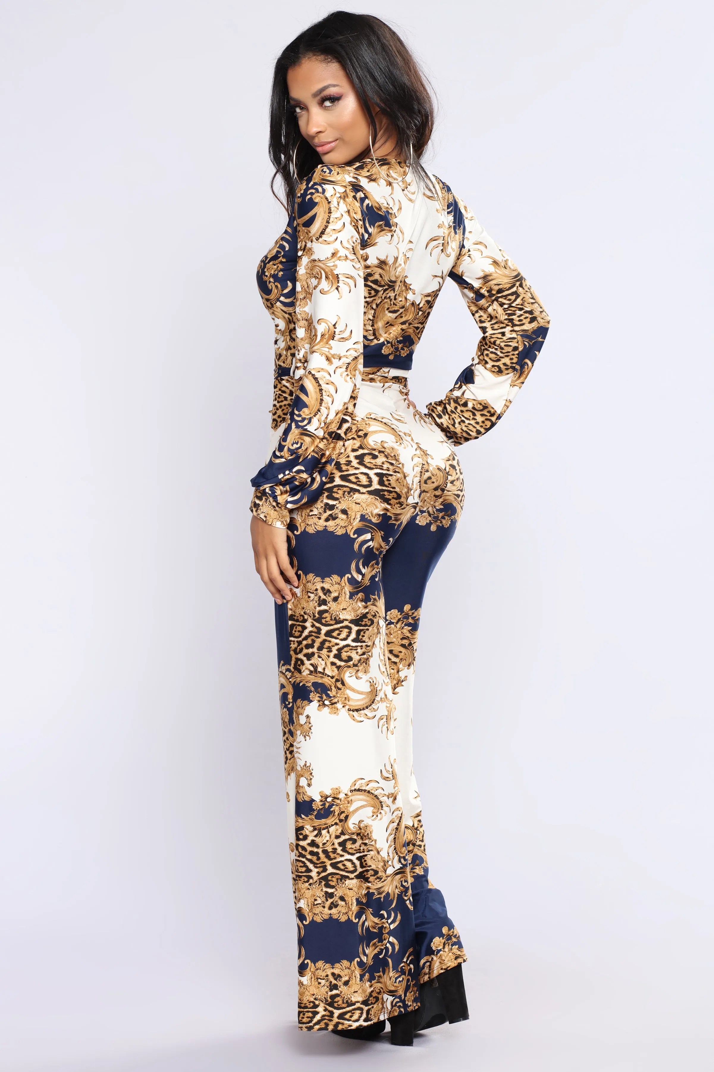 Beastly Beauty Jumpsuit - Navy