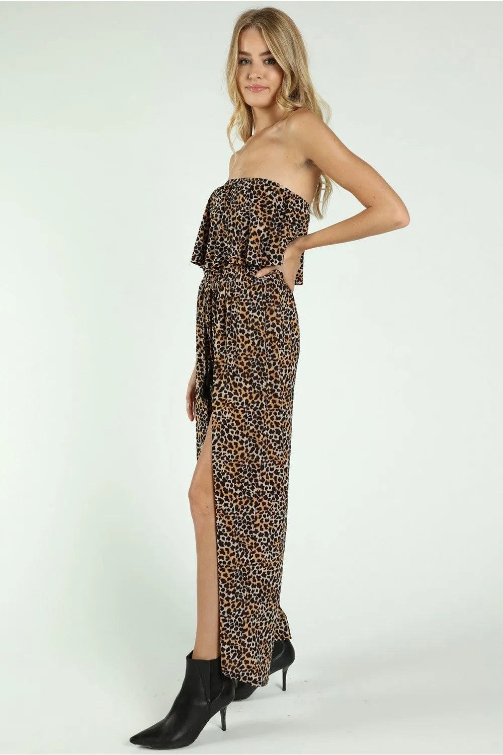 Born to be Wild Leopard Jumpsuit