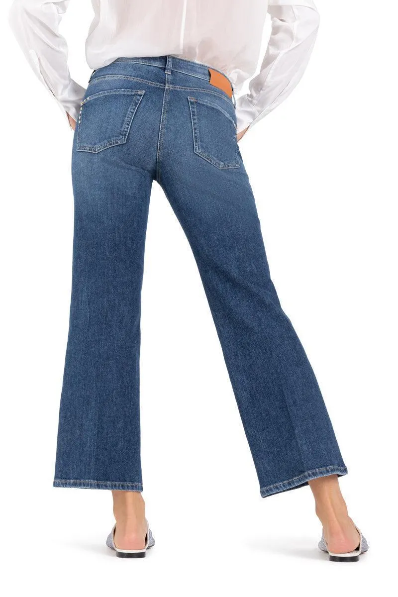 Cambio Francesca Stud Pocket Jean
