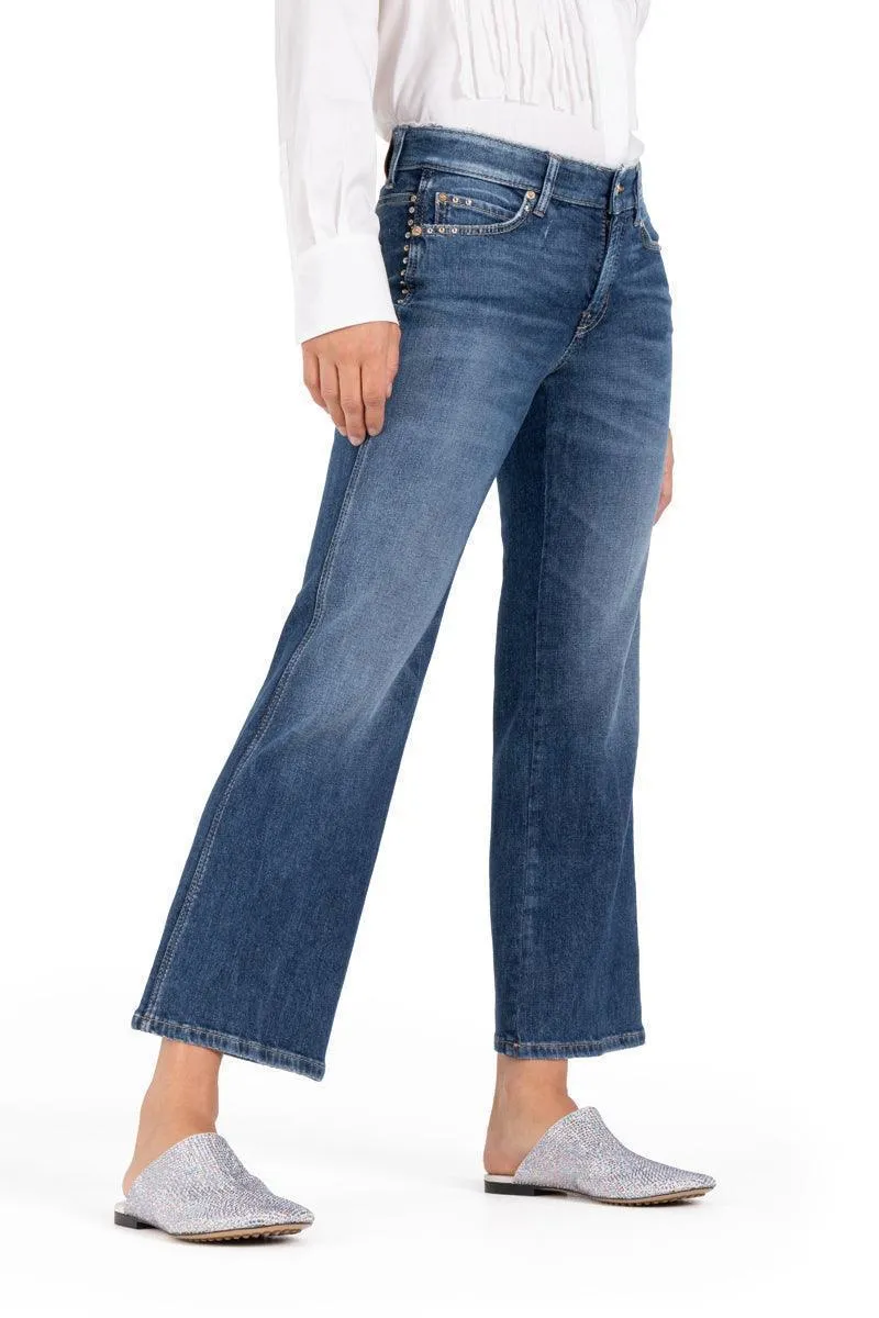 Cambio Francesca Stud Pocket Jean
