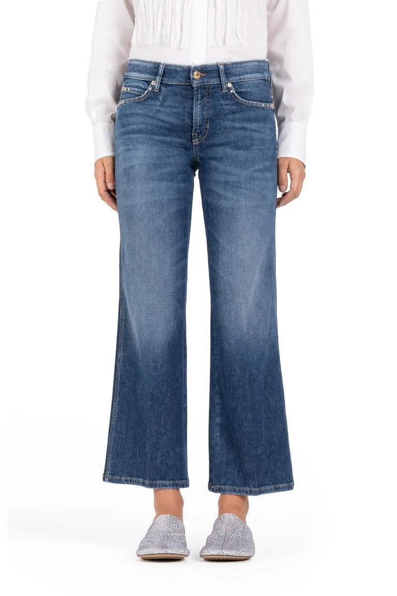 Cambio Francesca Stud Pocket Jean