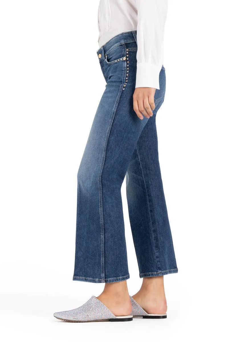 Cambio Francesca Stud Pocket Jean