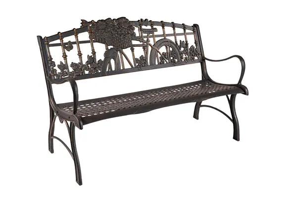 Garden Bench Cast Iron Bicycle