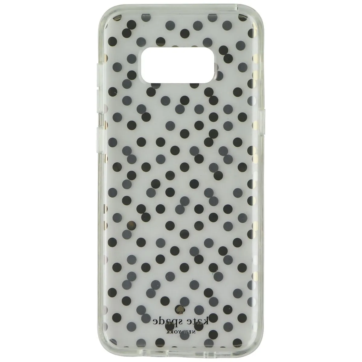 Kate Spade Hardshell Case for Galaxy S8 Plus - Confetti Dot Clear/Gold/Silver