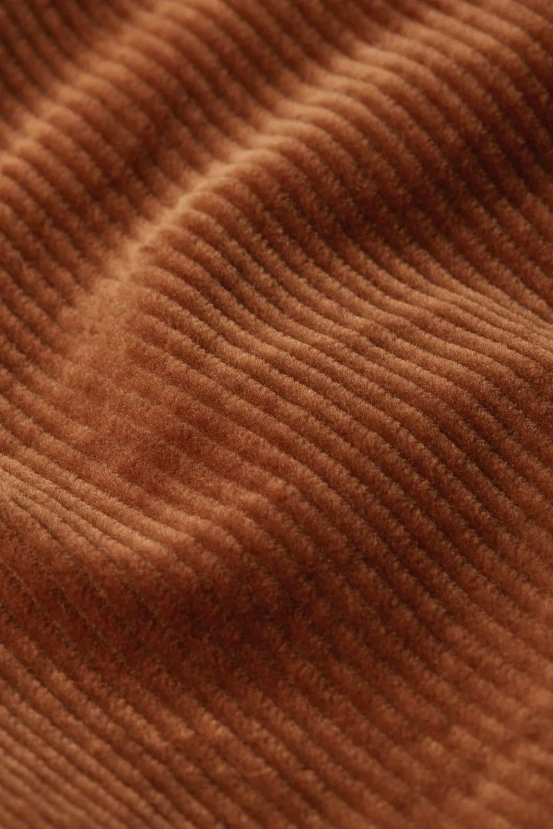 King Louie Garbo Flare Jumpsuit Corduroy Bombay Brown