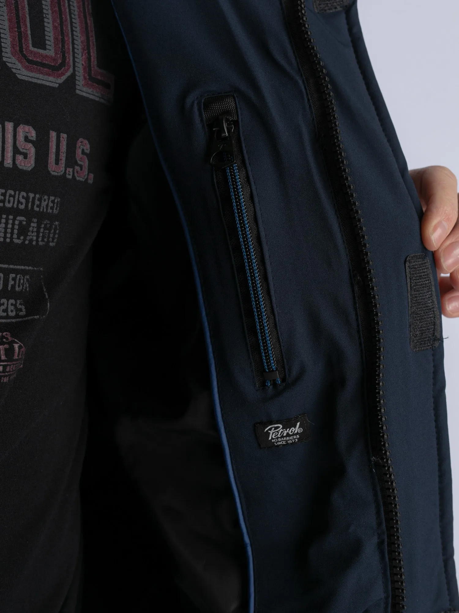 Lined colorblock jacket O'Fallin