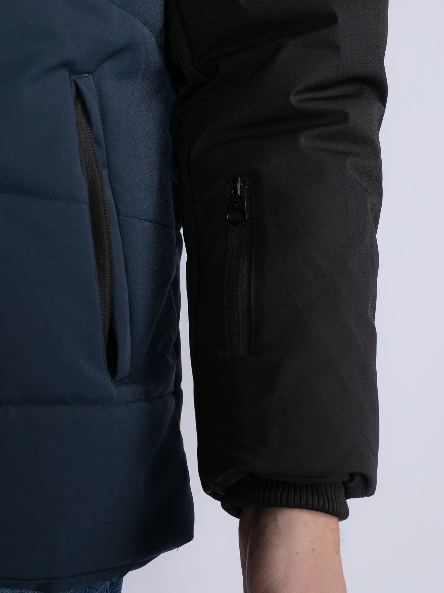 Lined colorblock jacket O'Fallin