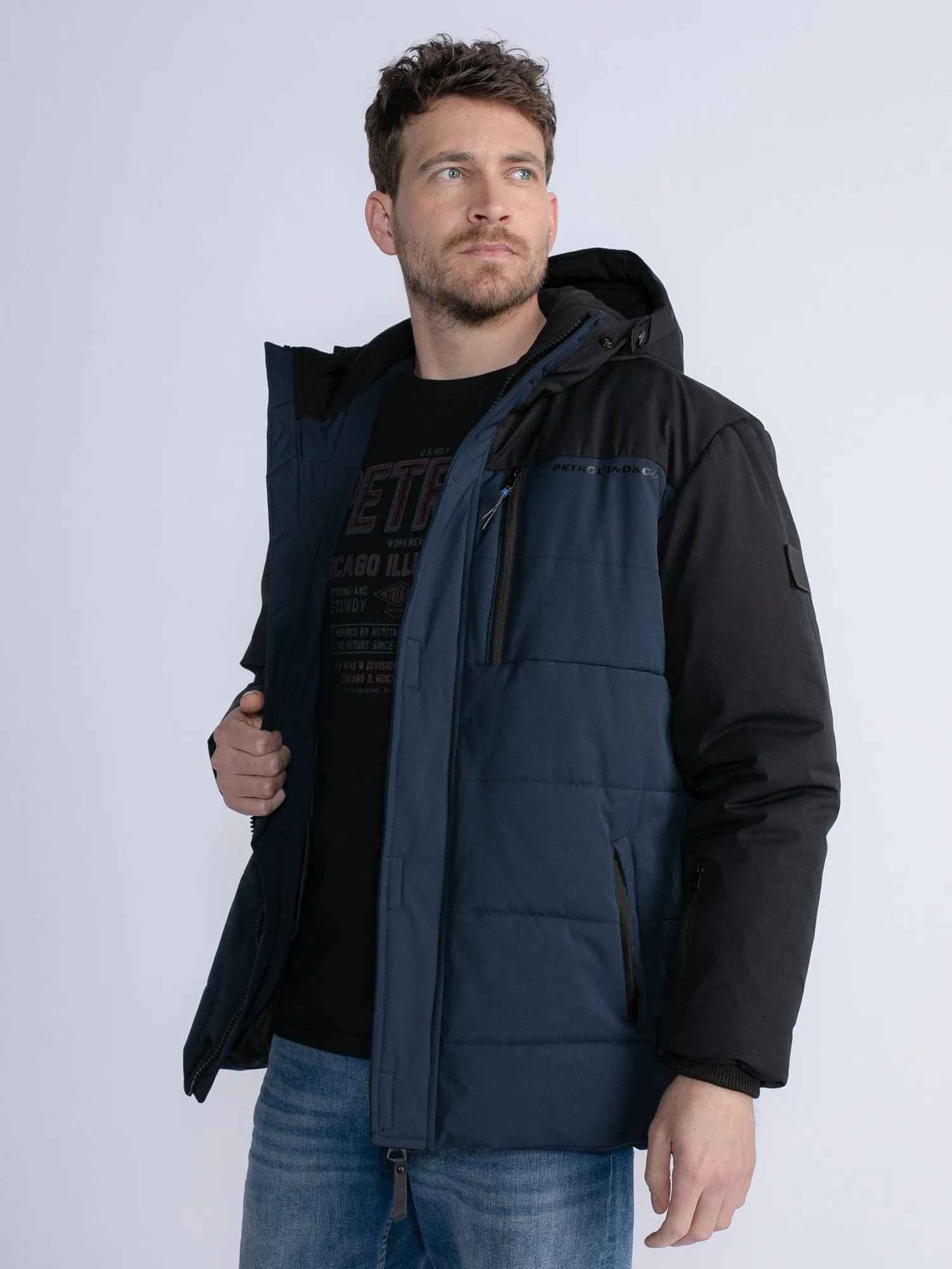 Lined colorblock jacket O'Fallin