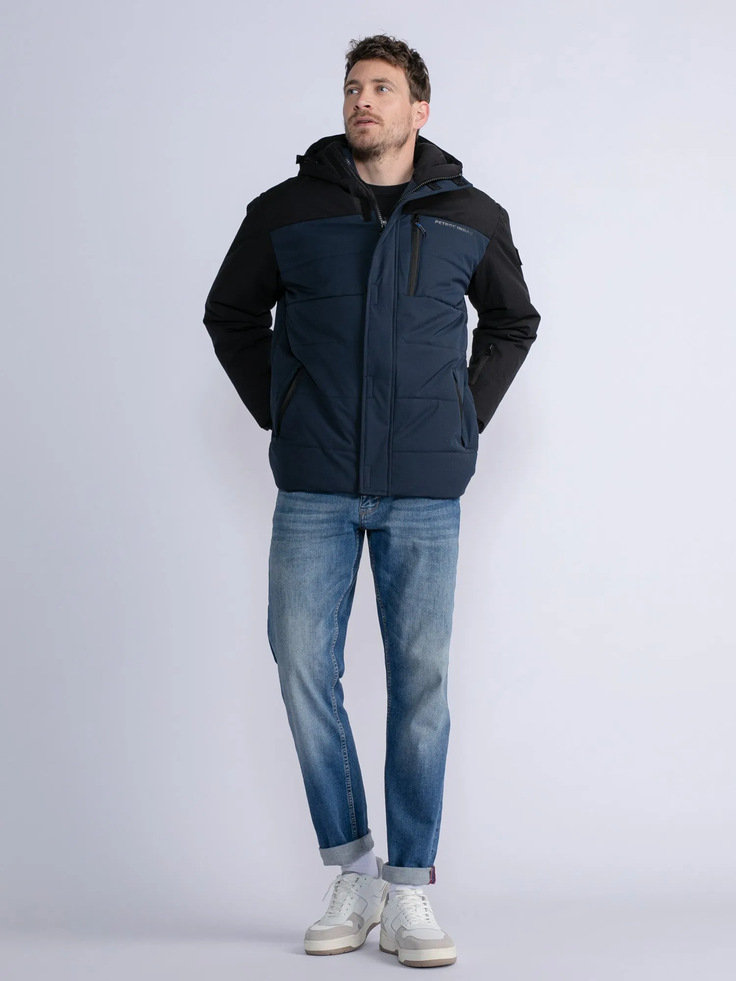 Lined colorblock jacket O'Fallin