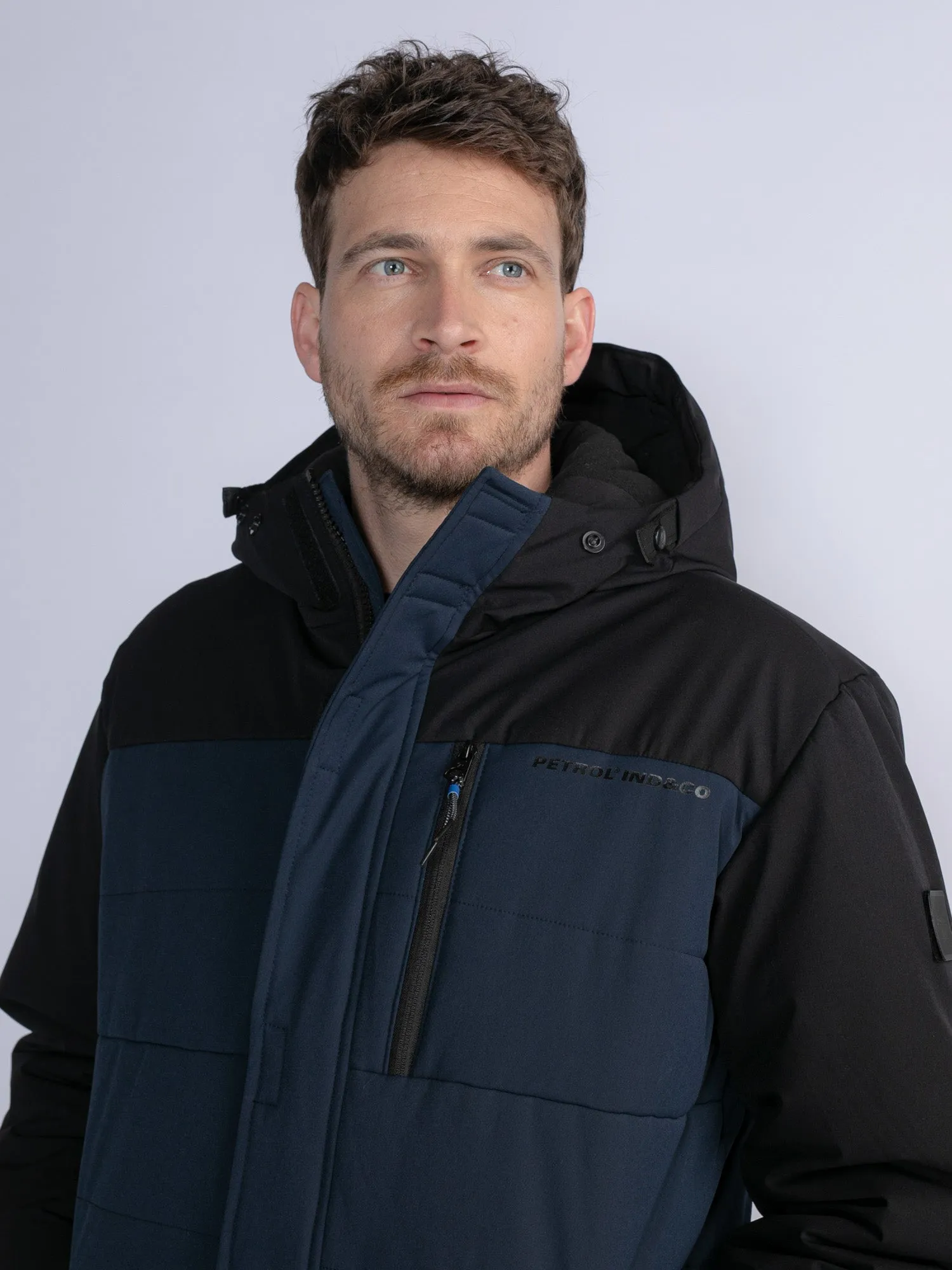 Lined colorblock jacket O'Fallin
