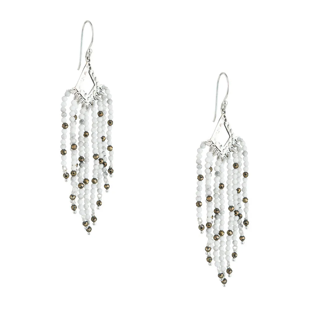 Mira, Howlite Chandelier