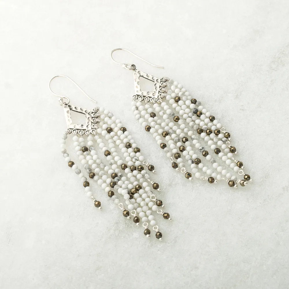 Mira, Howlite Chandelier