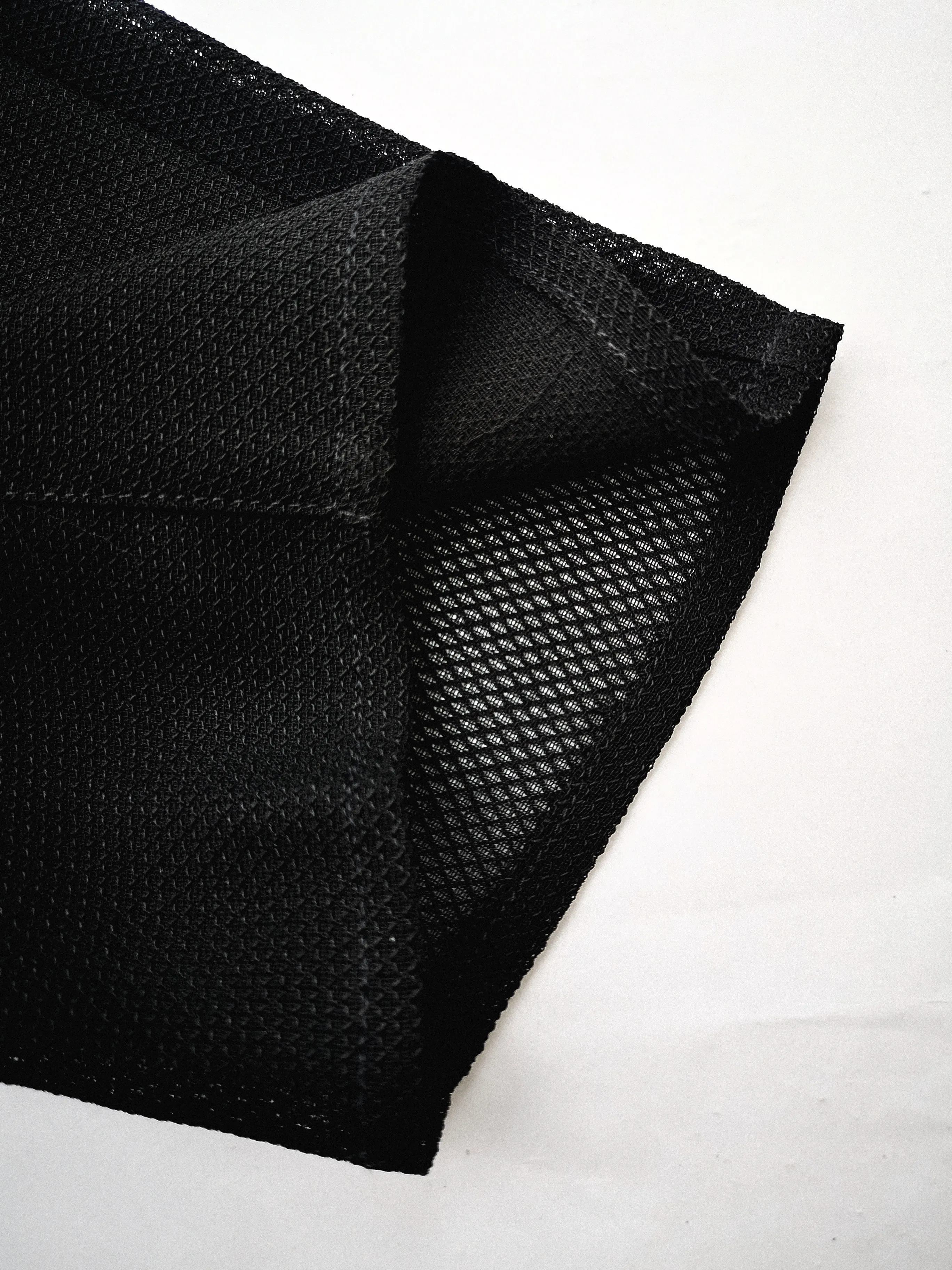 PANTS LOOSE ELASTIC BLACK PLAIN/MESH