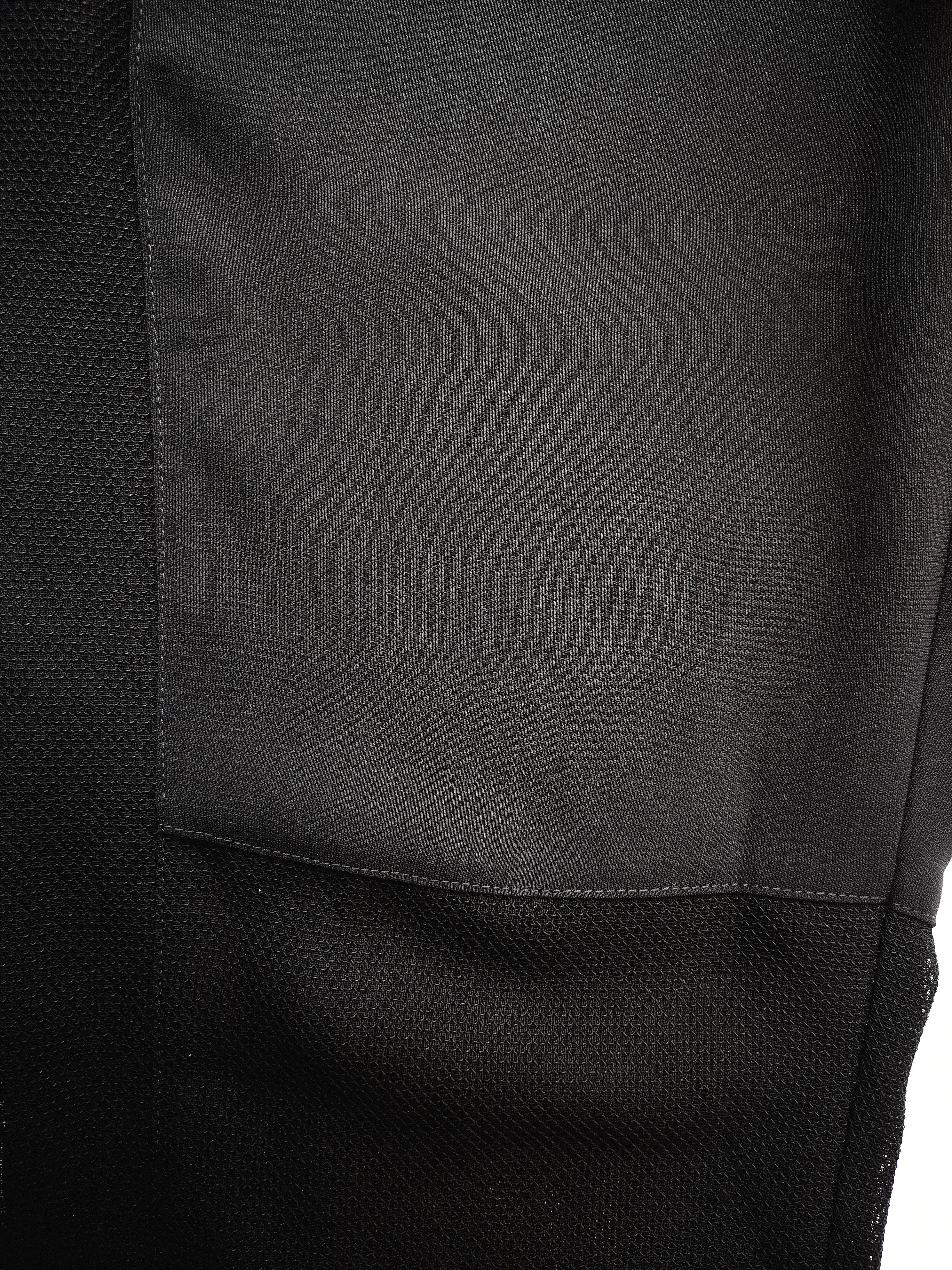 PANTS LOOSE ELASTIC BLACK PLAIN/MESH