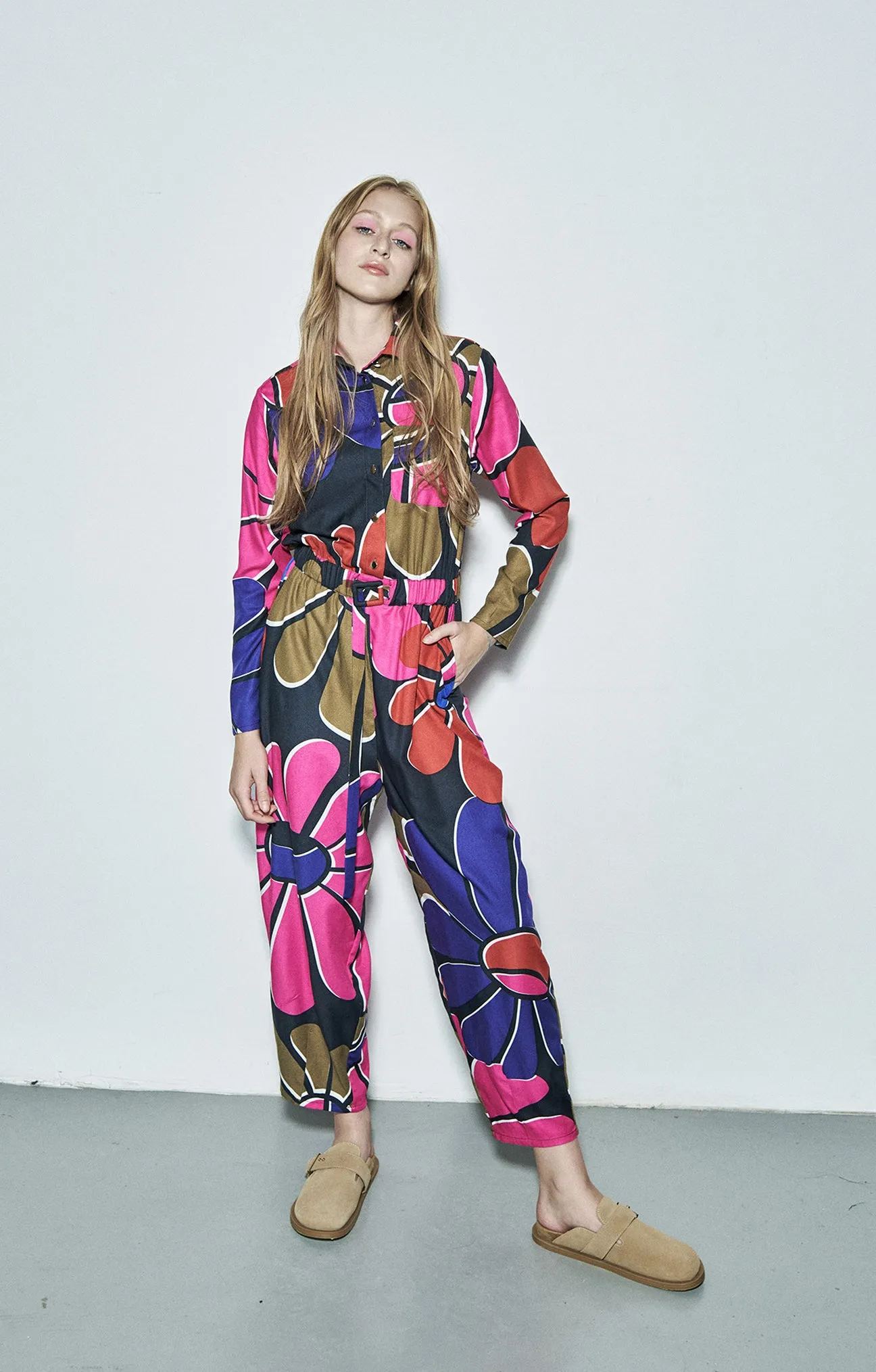 PIPACS barrel leg jumpsuit 'daisy'