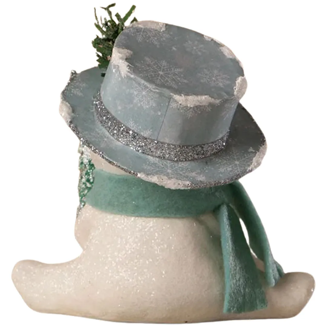 Snowflake Top Hat Snowman 4"