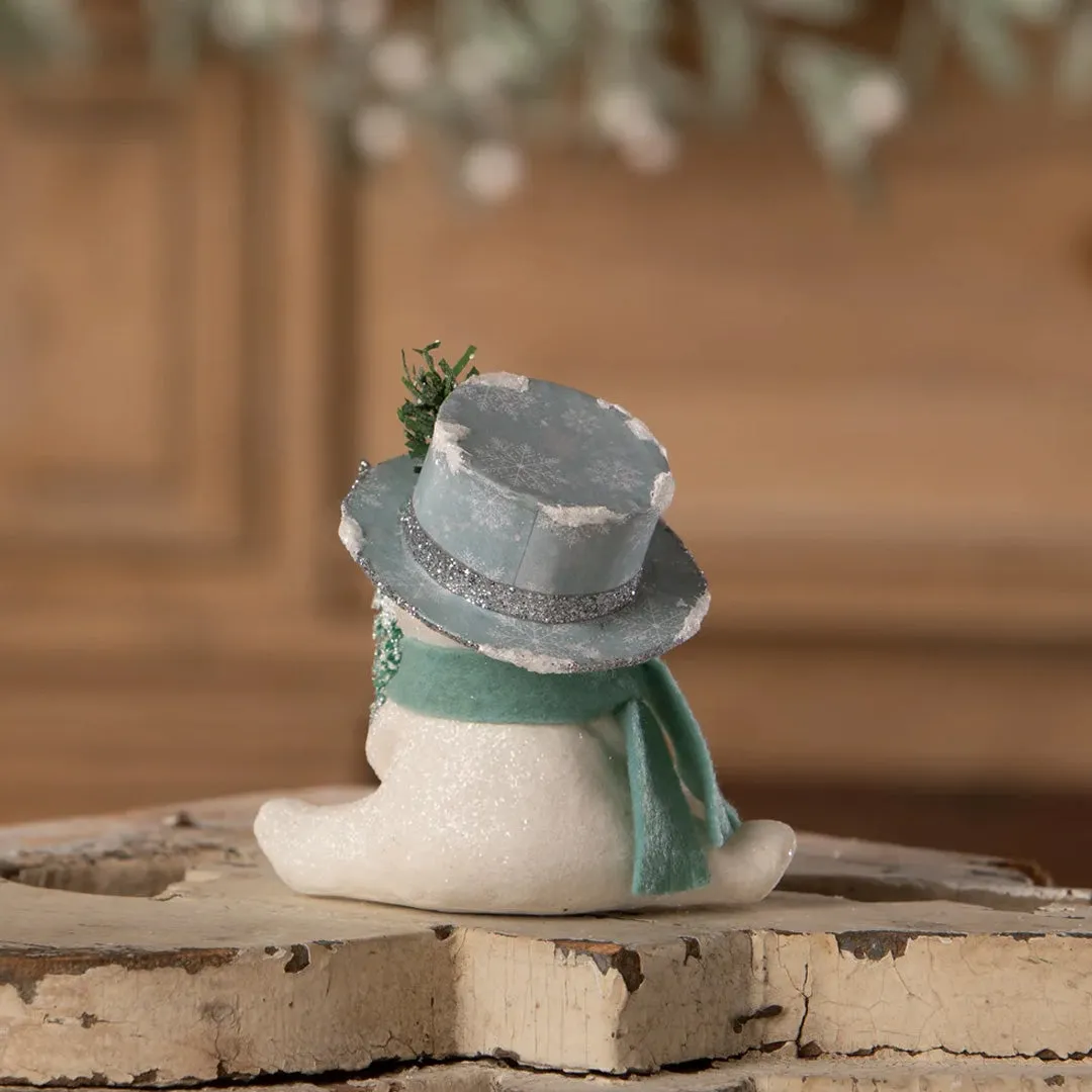 Snowflake Top Hat Snowman 4"