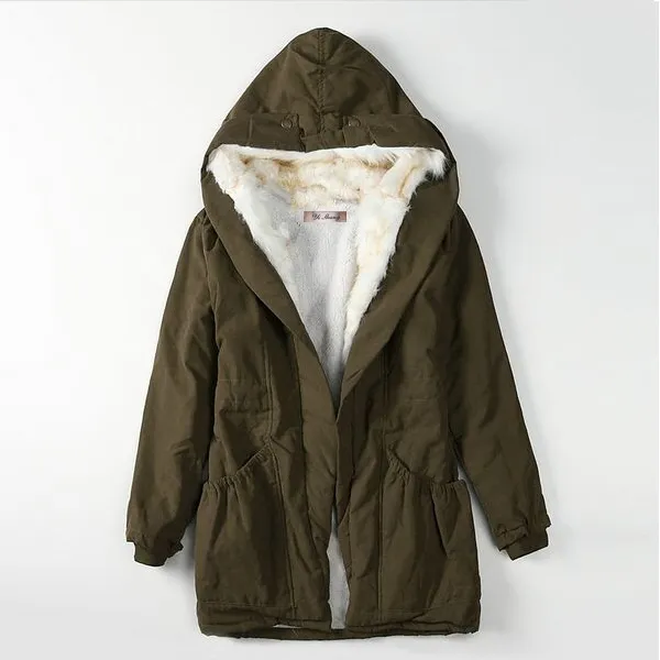 Thicken Slim Large Fur Collar Down Jacket