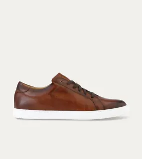 Travel Sneaker In Cuoio Buffalo