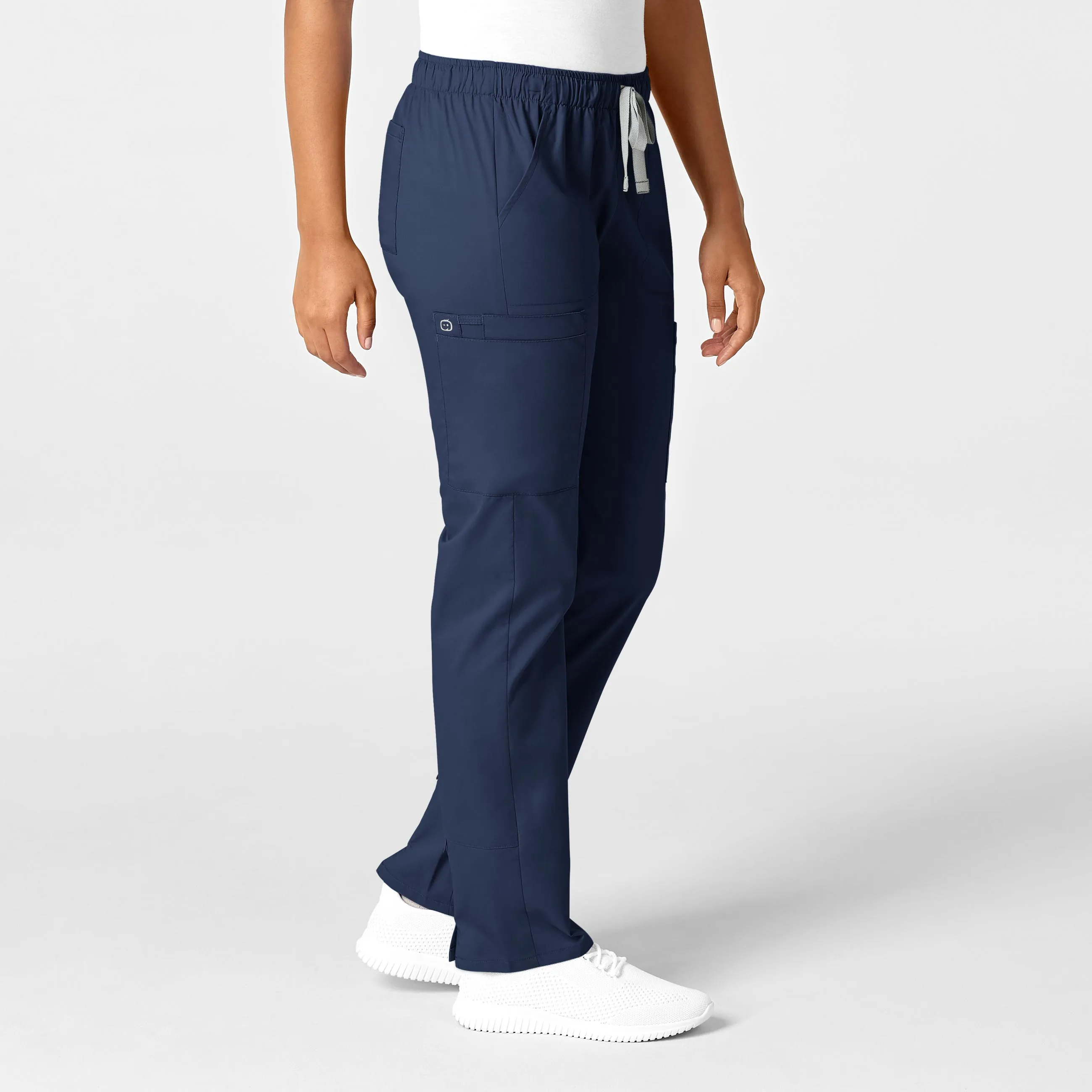 WonderWORK Women's Convertible Slim Leg Scrub Pant - Navy