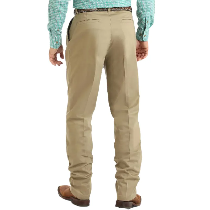Wrangler Riata Khaki Pleated High Casual Pants